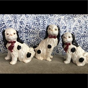 Porcelain Dog Figurines